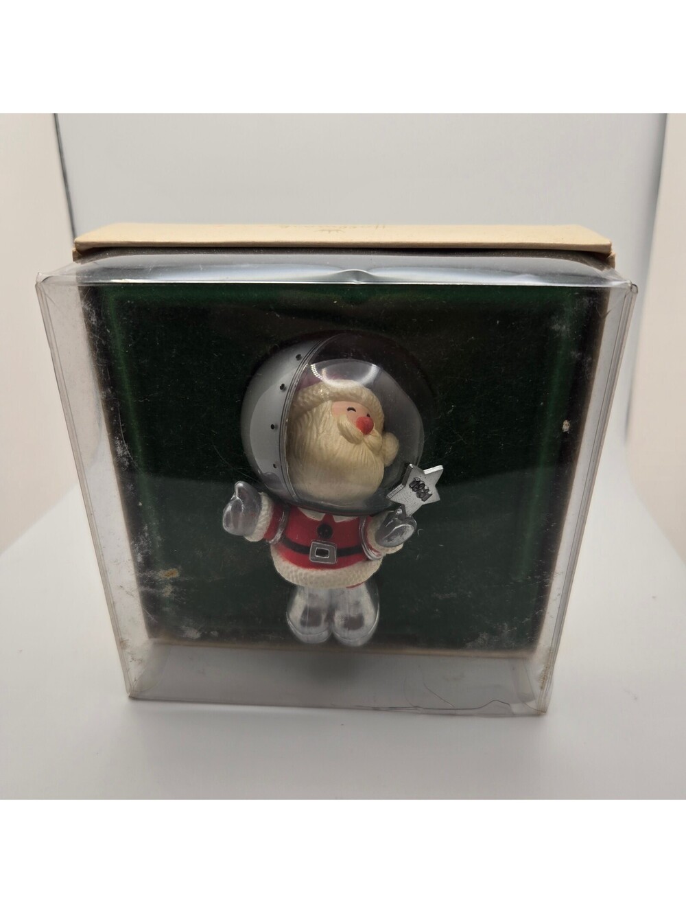 Vintage 1981 Hallmark Keepsake Astronaut Santa Space Christmas Ornament Boxed